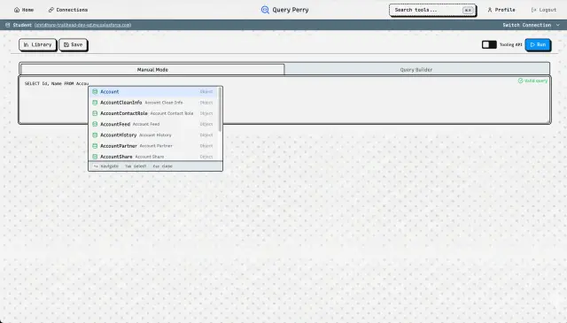 Query Perry screenshot